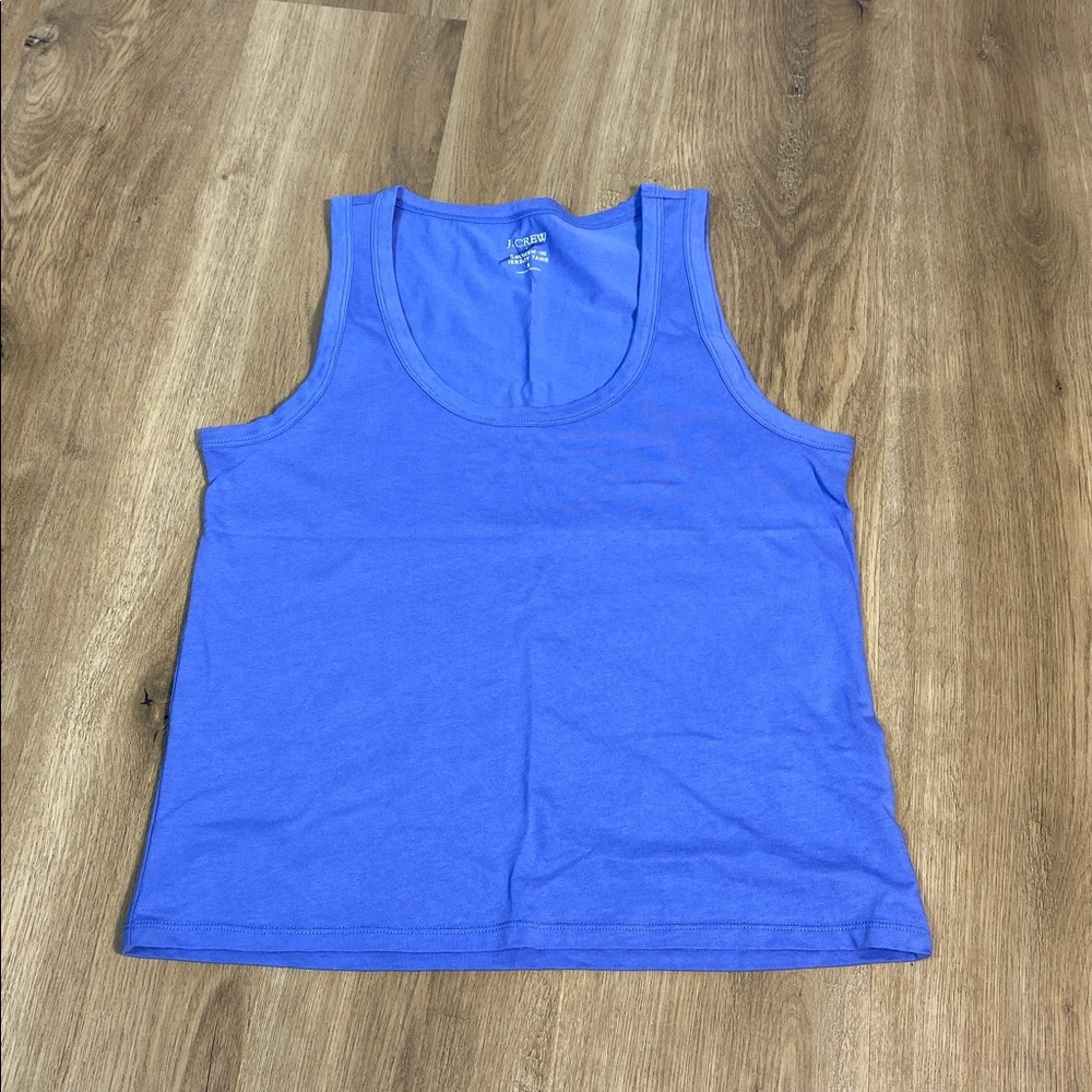 NWOT J. Crew Broken In Jersey Tank scoop neck 100% cotton size small